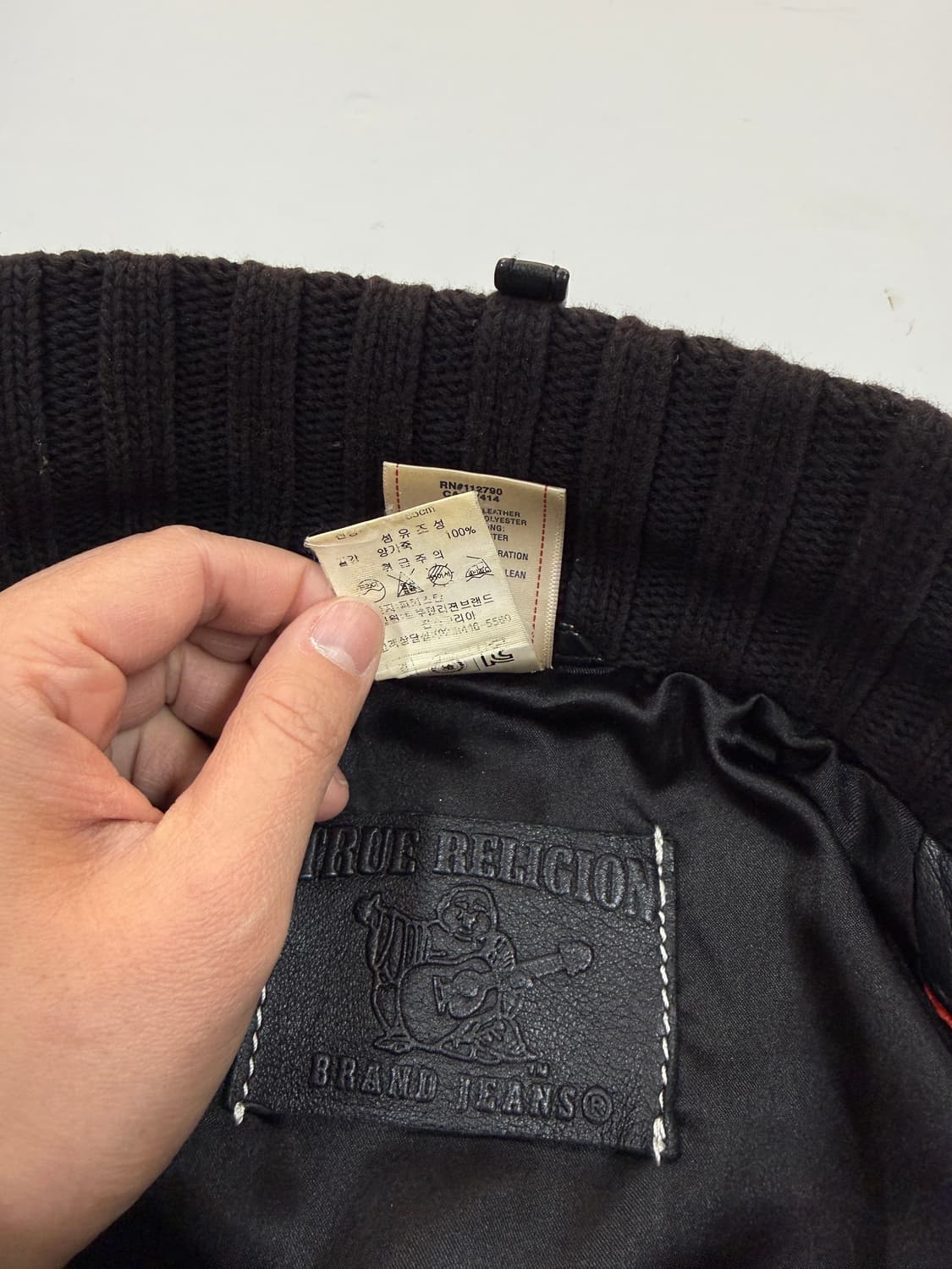 TRUE RELIGION 빈티지 레더 자켓 상품이미지6