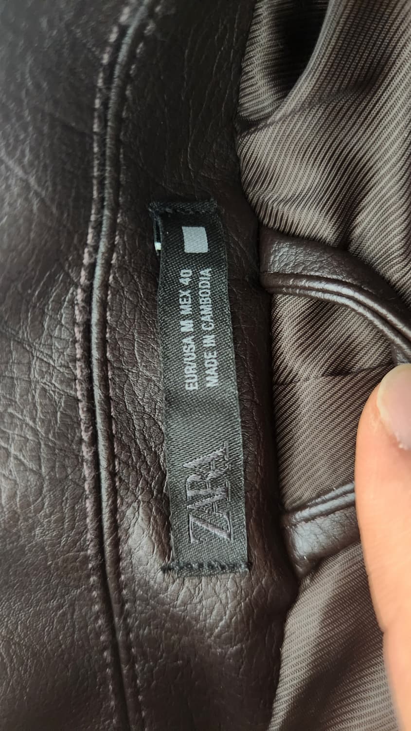 자라 가죽자켓 상품이미지5