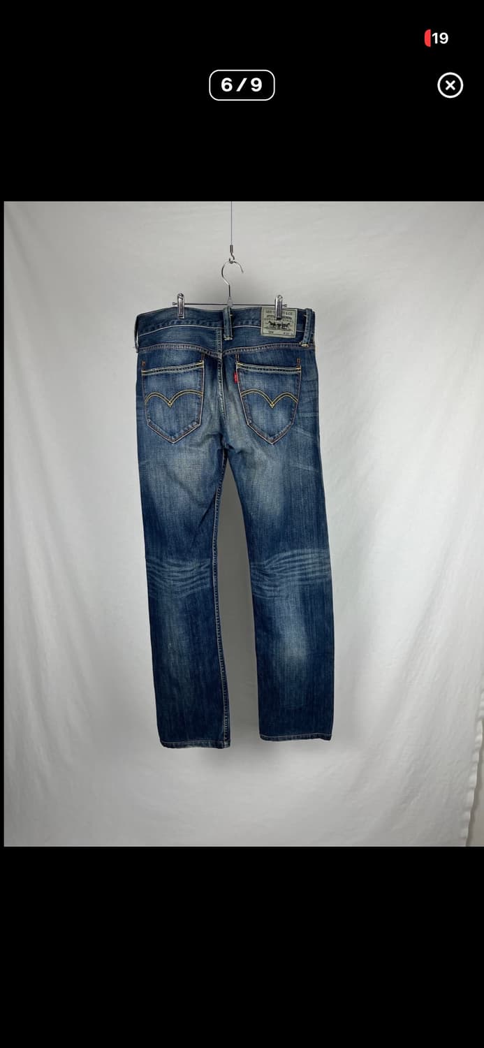 Levi’s 504 진청 데님 팬츠 중청 워싱 청바지 리바이스 상품이미지6