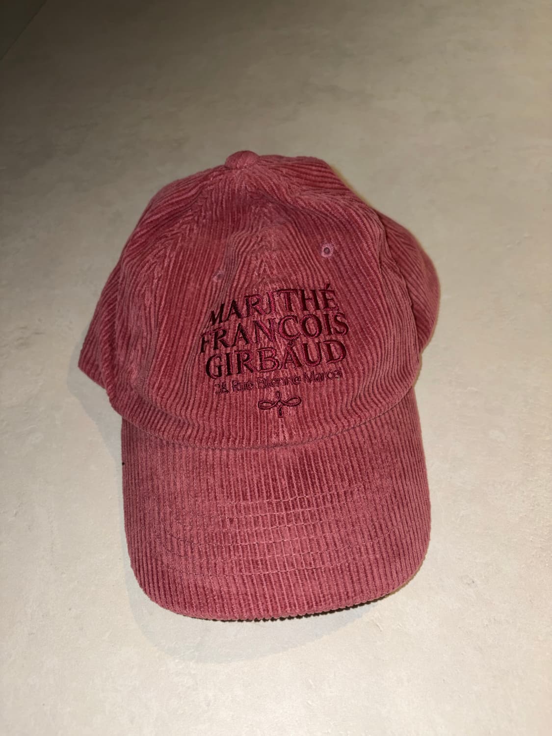 마리떼 코듀로이 볼캡 모자 상품이미지3