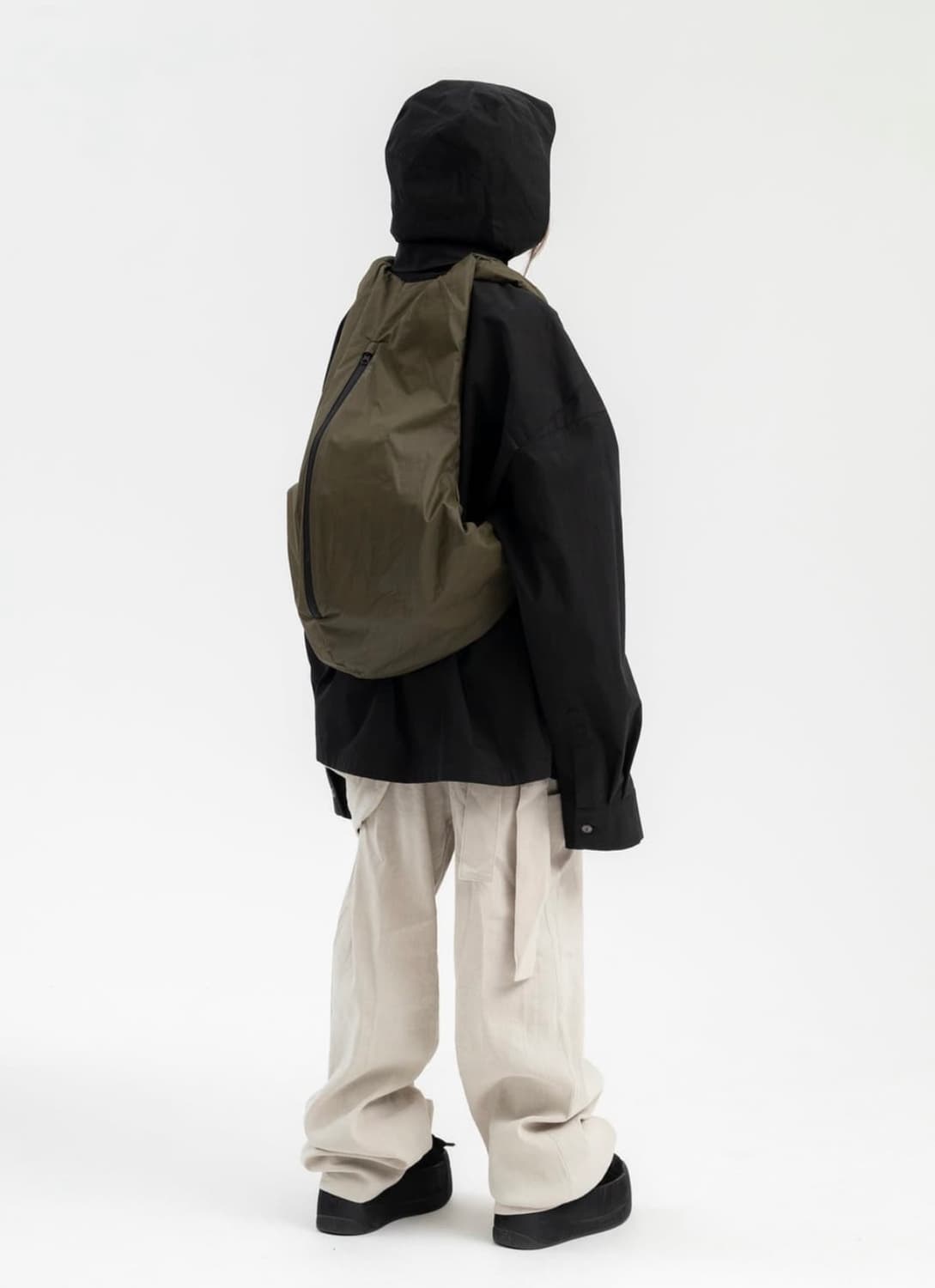 혜인서 포플린 백팩 카키 hyeinseo 상품이미지3