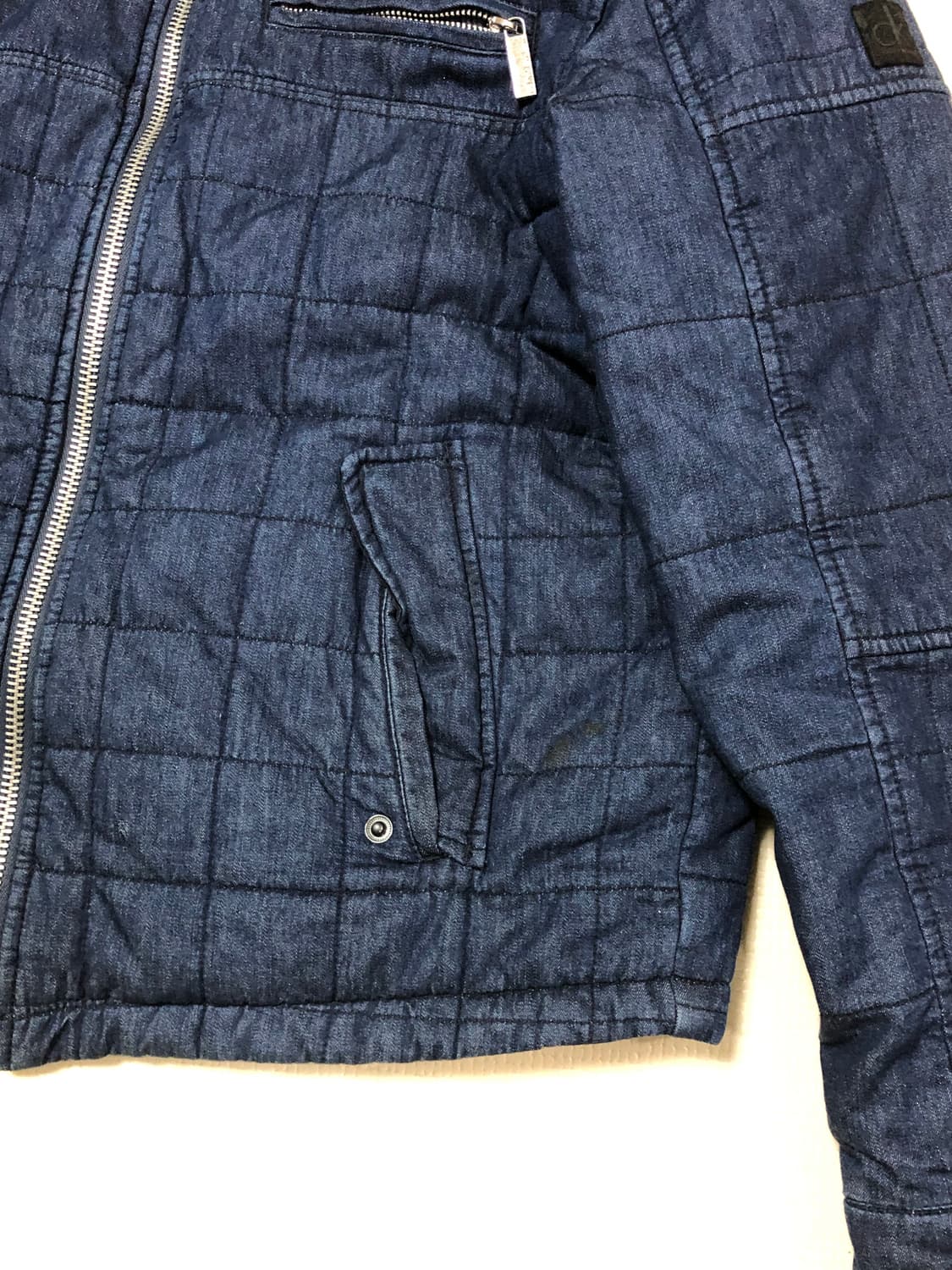 빈티지 켈빈클라인 데님 펑크 자켓 상품이미지8