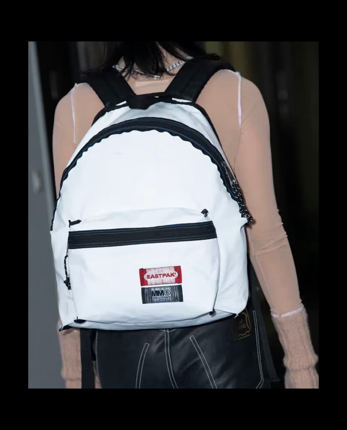 메종마르지엘라 MM6 이스트팩 블랙 화이트 상품이미지1