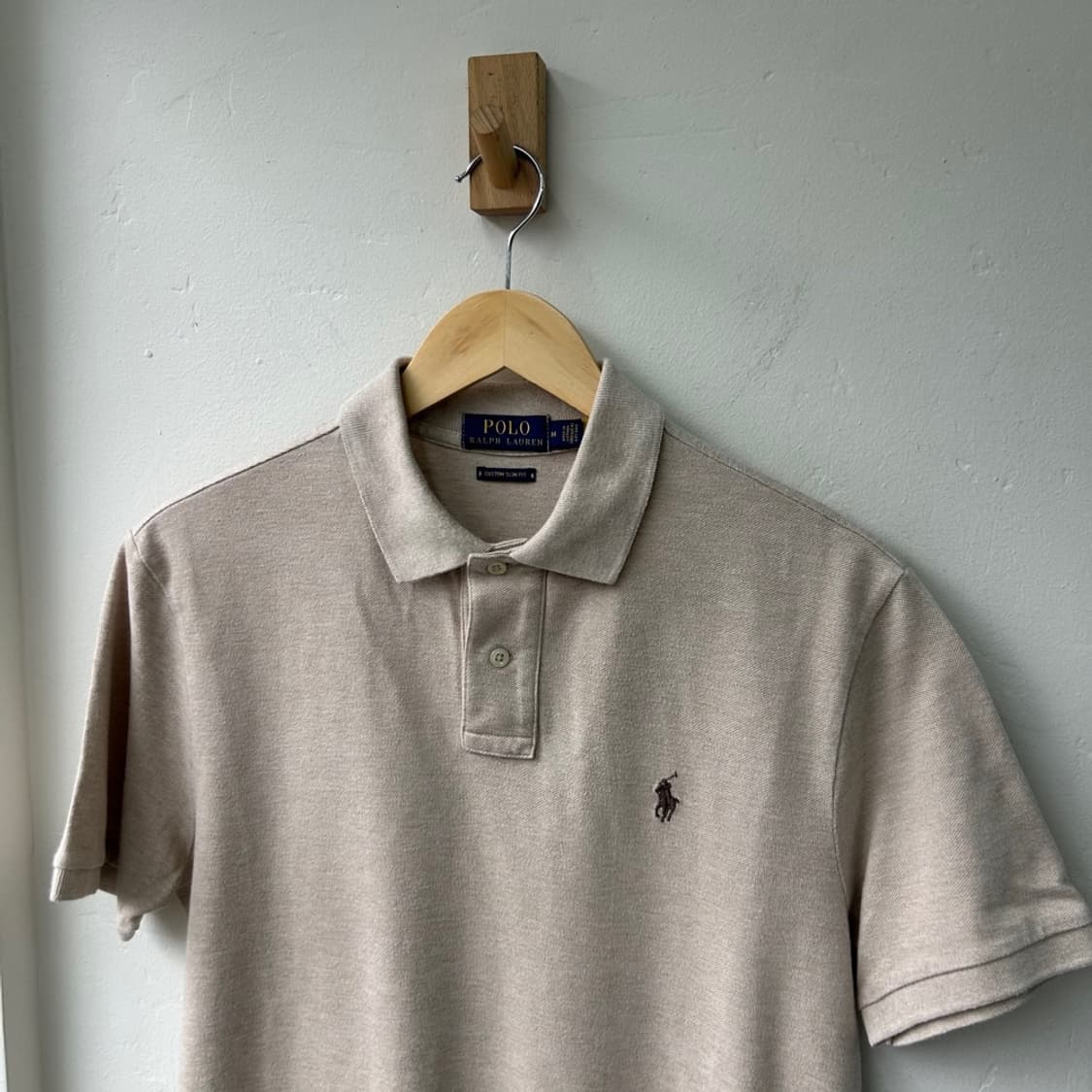 16760 - 폴로 랄프로렌 베이지 반팔 카라티 상품이미지1