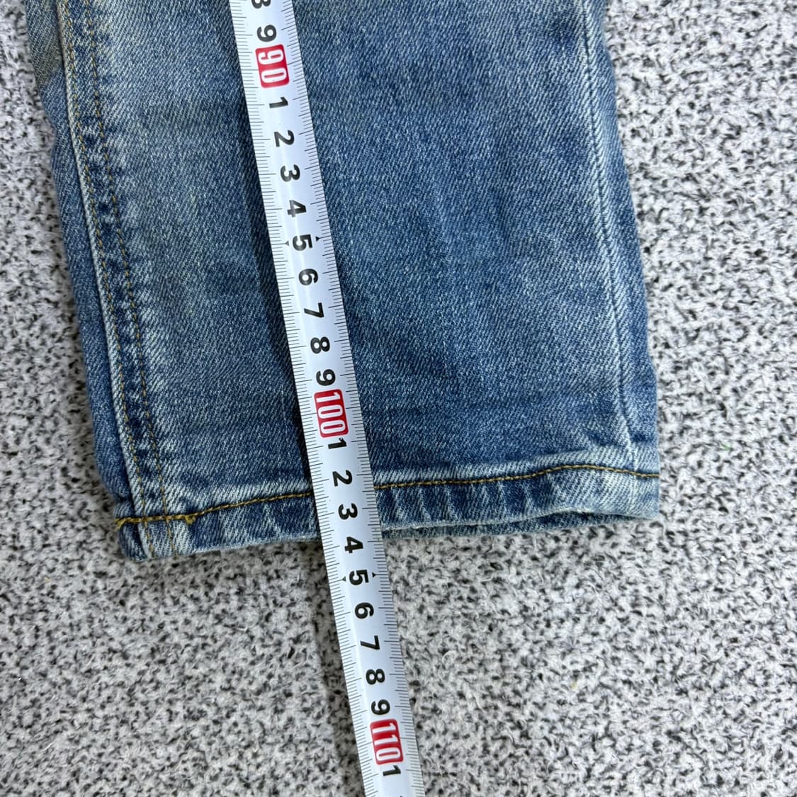 M 플랙 빈티지 워싱 데님팬츠 청바지 0609J1 상품이미지8