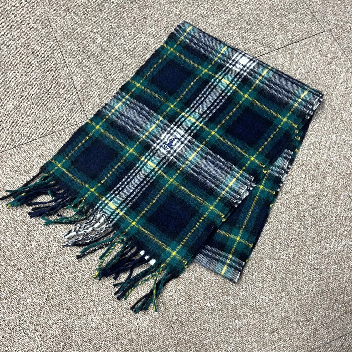 폴로 랄프로렌 체크 머플러 상품이미지1