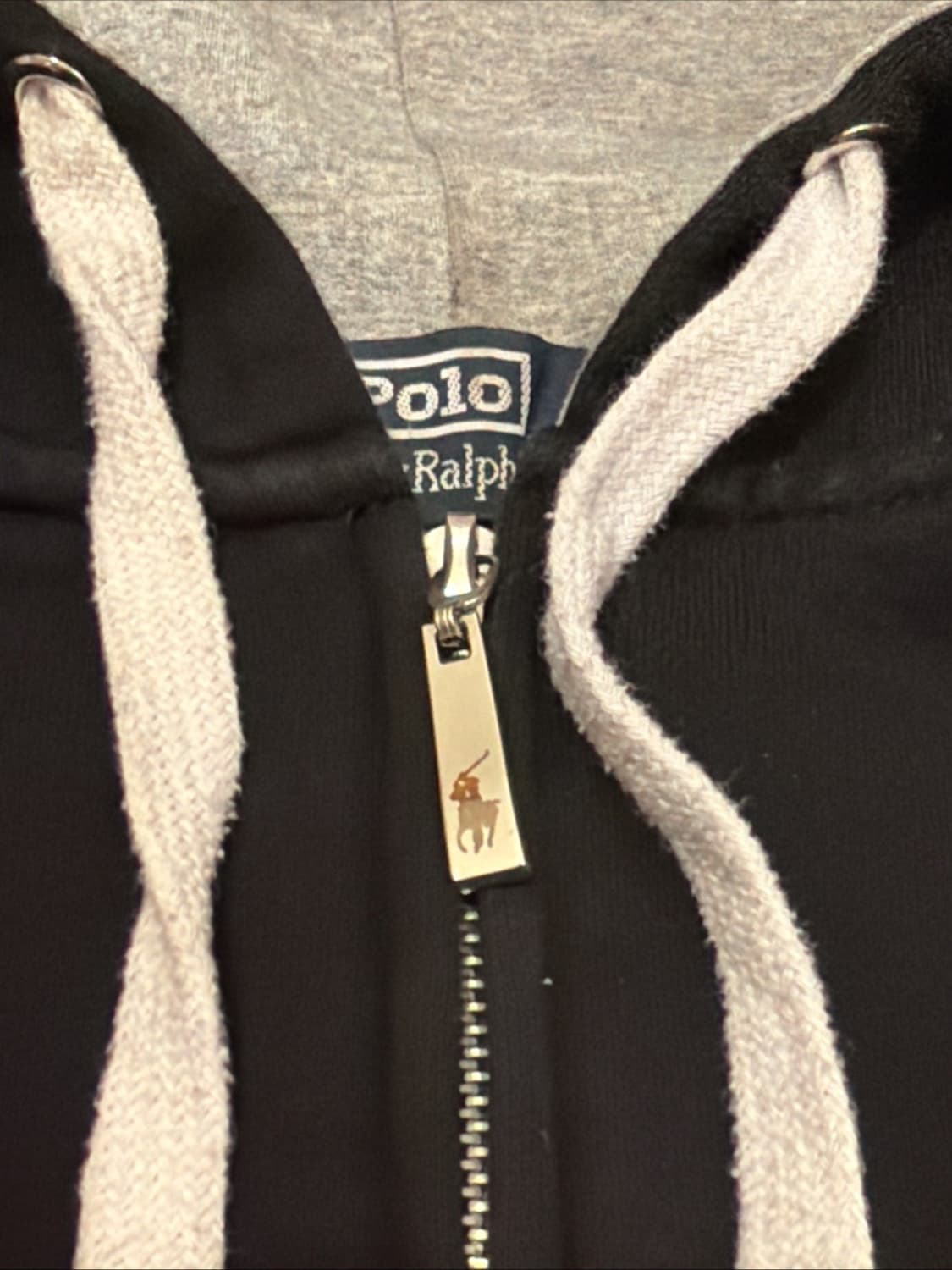 폴로 랄프 로렌 빅 포니 후드집업 블랙 2XL 상품이미지4