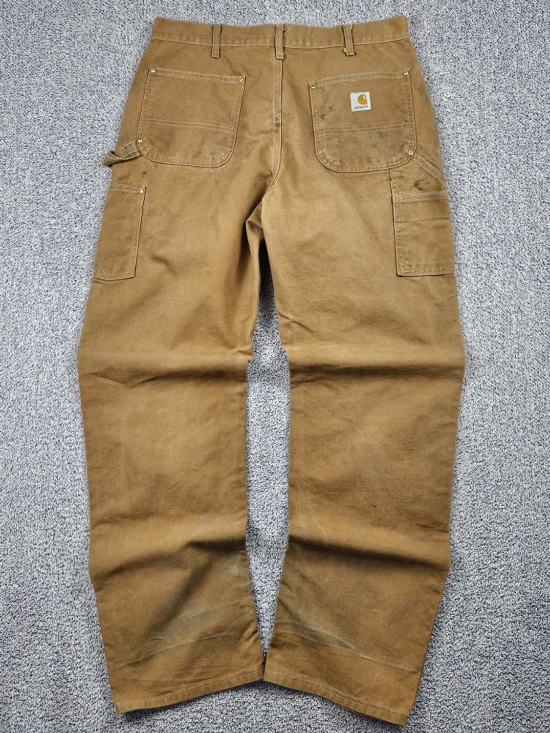 USA 칼하트 덕 캔버스 더블니 카펜터 워크 팬츠(36X34)/10416 상품이미지4