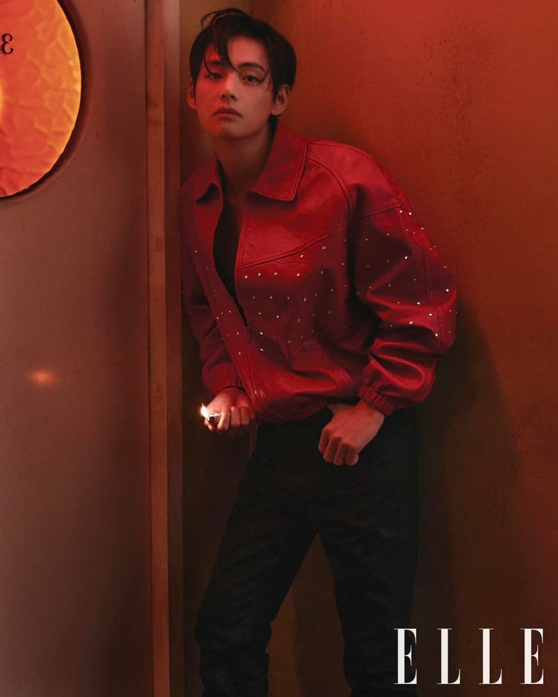 [BTS 뷔님 착용] 셀린느 23ss 스터드 램스킨 레더 자켓 상품이미지2