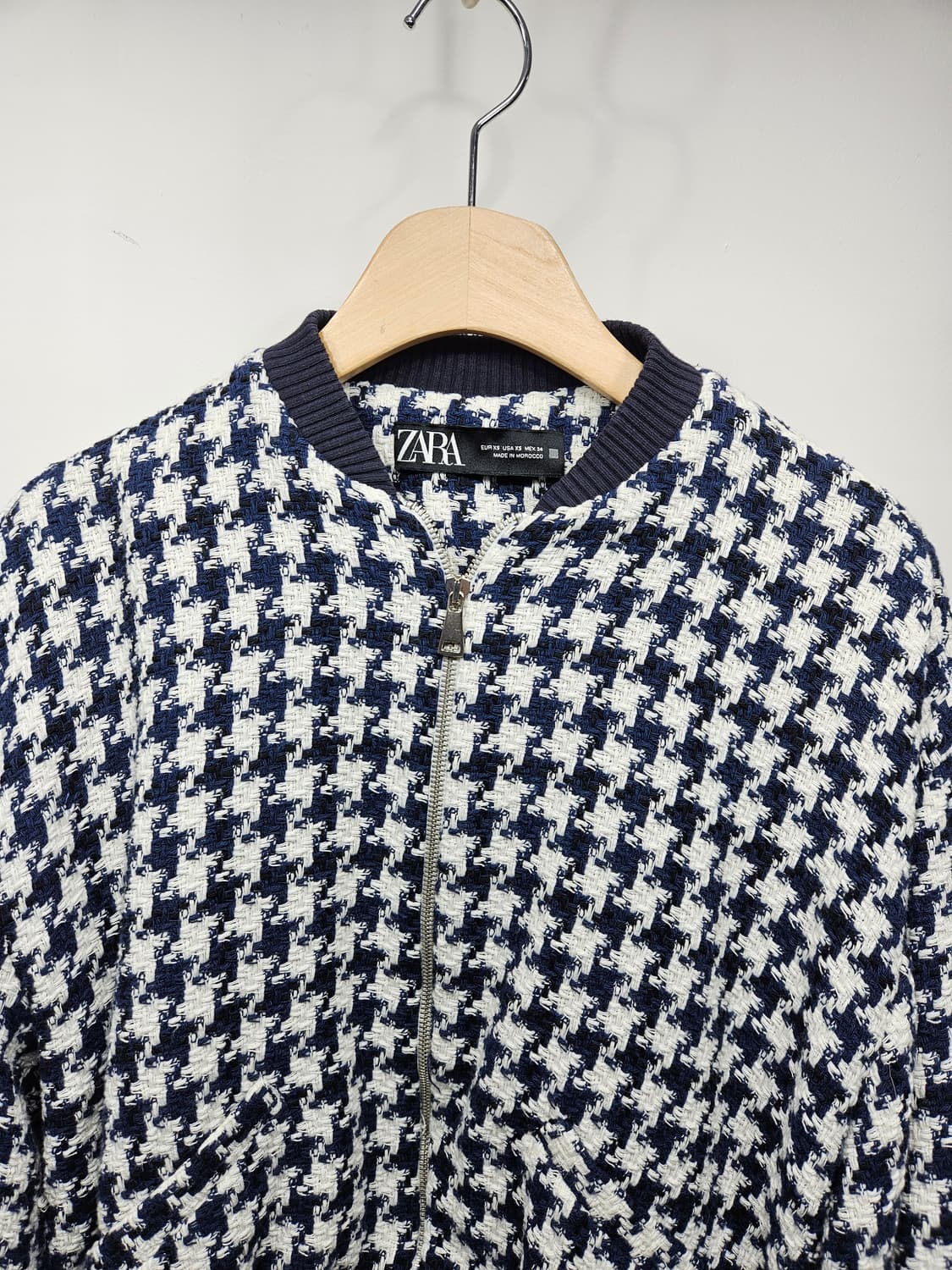 자라(ZARA) 하운드투스 스트럭처 봄버 자켓 xs 상품이미지6