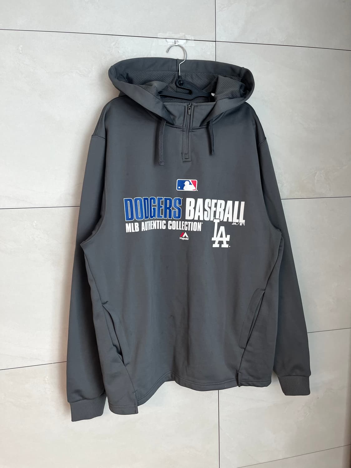 마제스틱xLA다저스 하프 후드 집업 [M] 상품이미지2