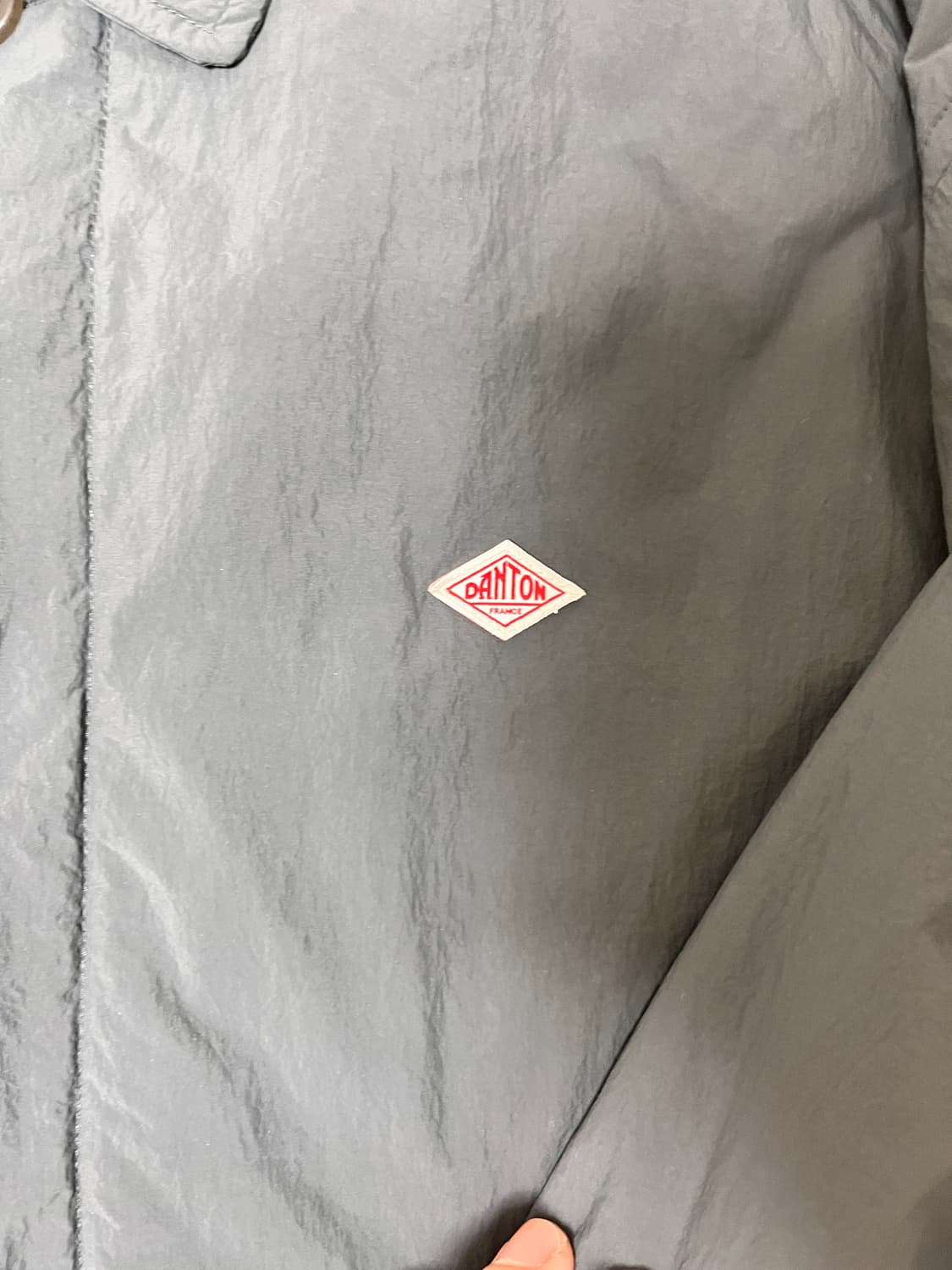 단톤 본사나일론 커버올 자켓 그레이 M사이즈 상품이미지3