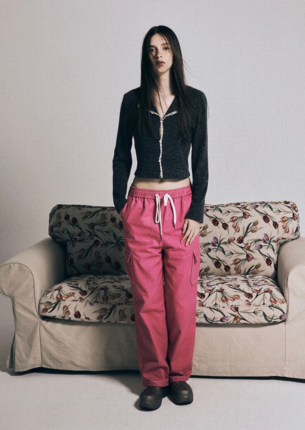 Margarin fingers ribbon cargo pants 상품이미지2