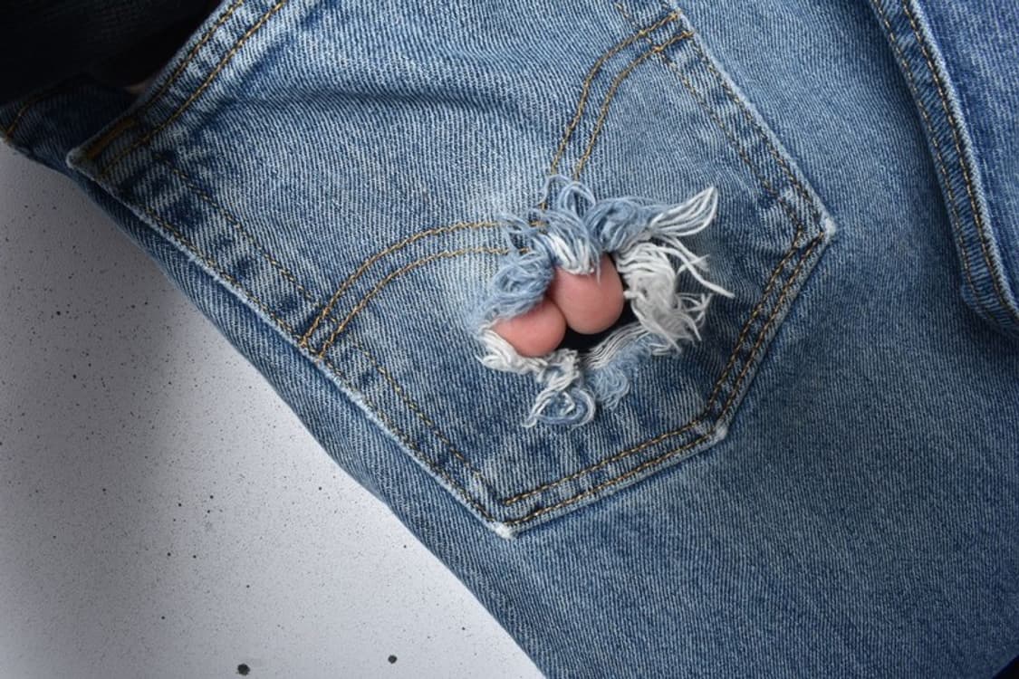 00S 리바이스 517 부츠컷 더티페이드 청바지 데님팬츠 32 N0886 상품이미지7