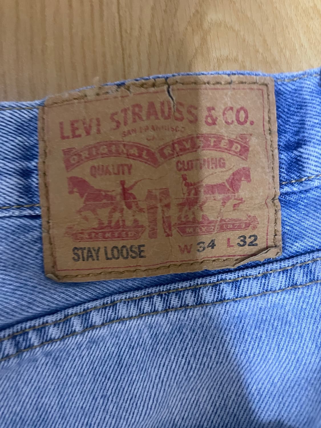 리바이스 스테이루즈 연청 32 상품이미지3