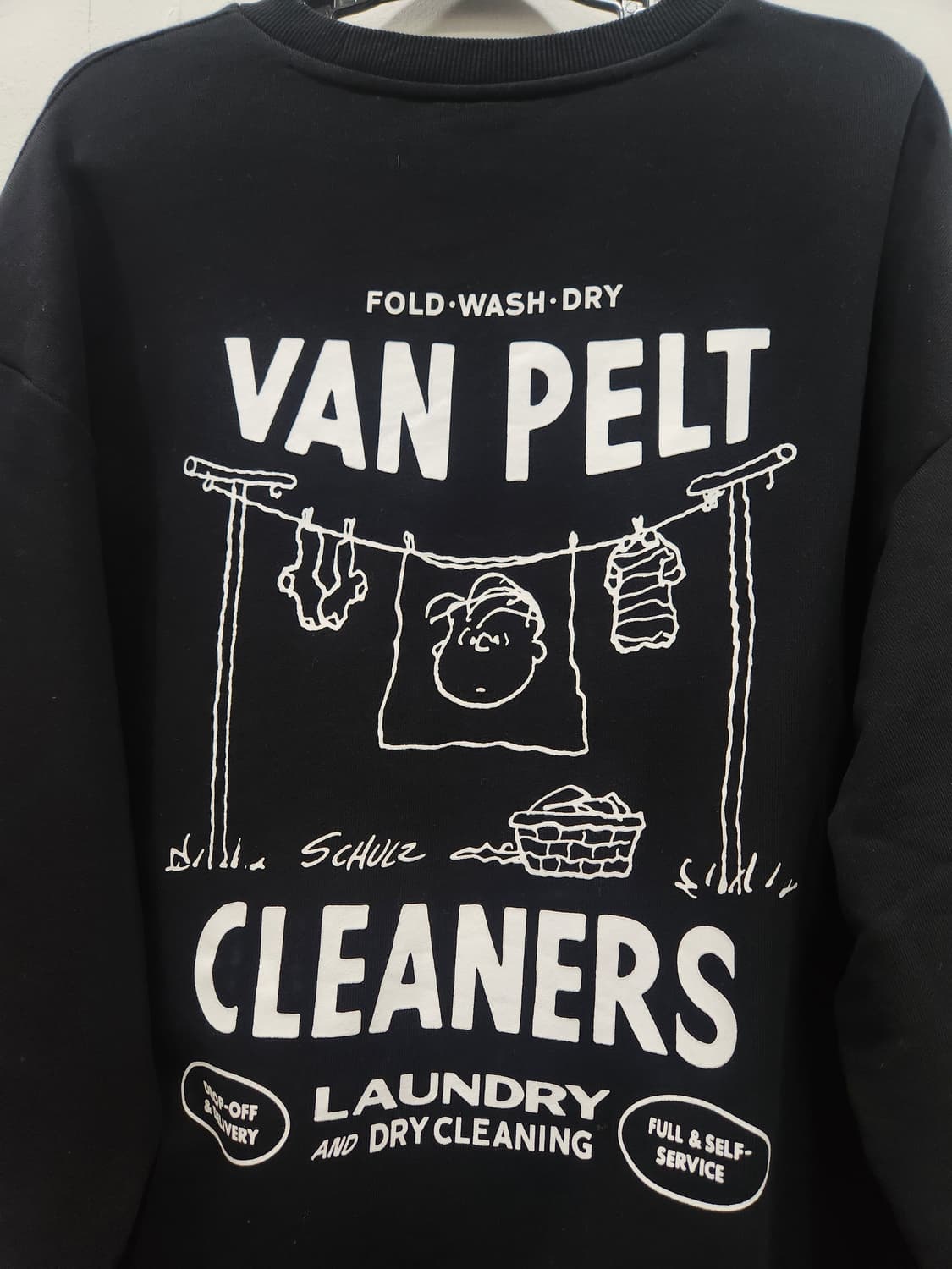 피너츠 스누피 X 프랭크스톤 콜라보 맨투맨 남성 95사이즈 상품이미지9