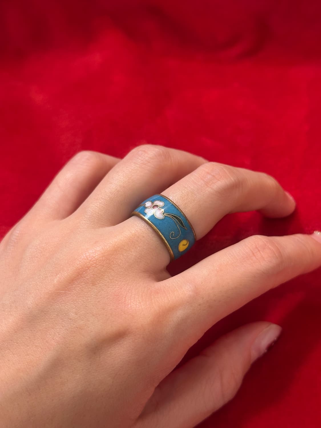 Vintage 七寶 ring 빈티지 칠보 반지 상품이미지7