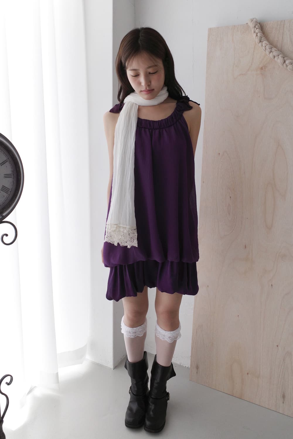 Ray beams) balloon dress 상품이미지4