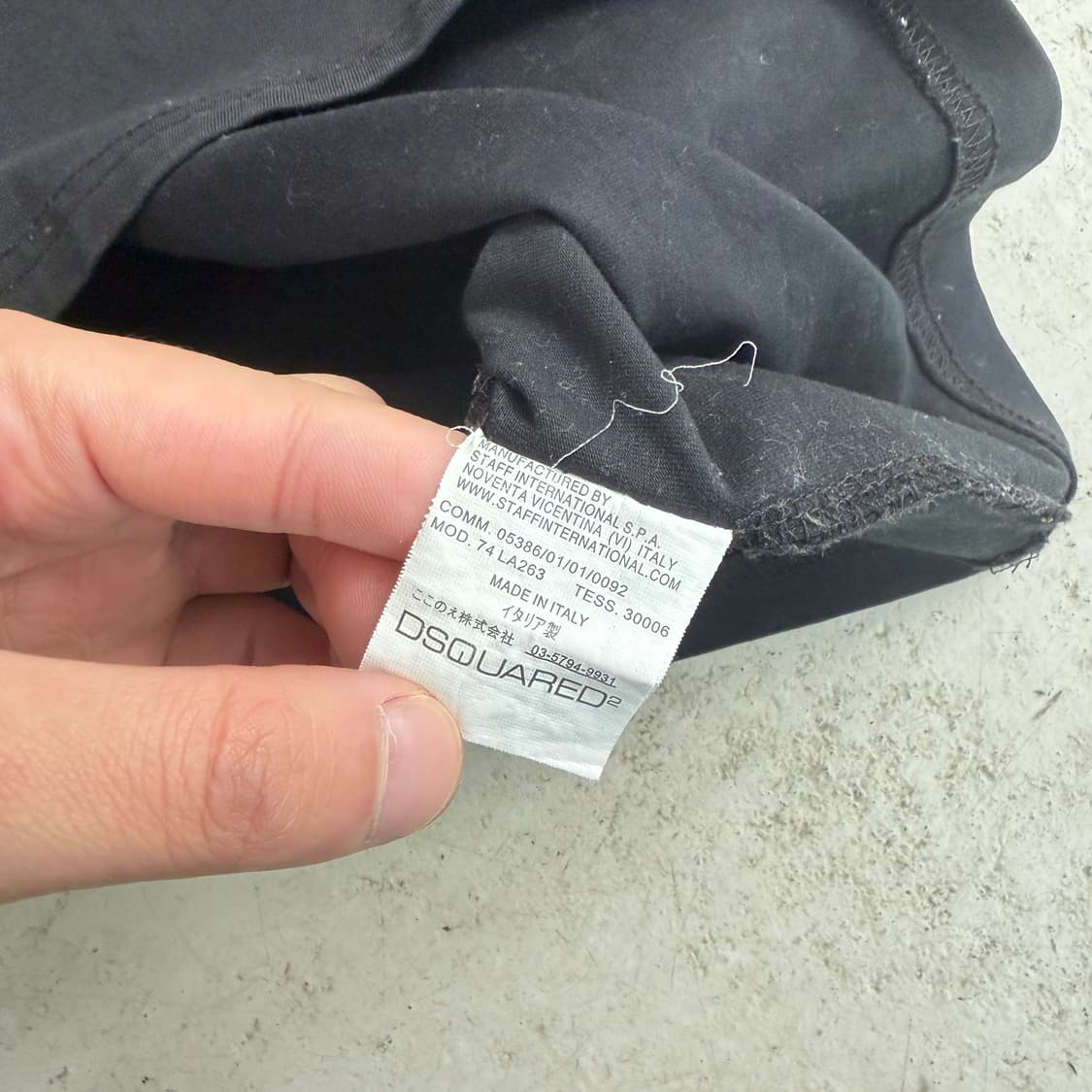 DSQUARED2 디스퀘어드2 빈티지 반팔티 M 상품이미지7
