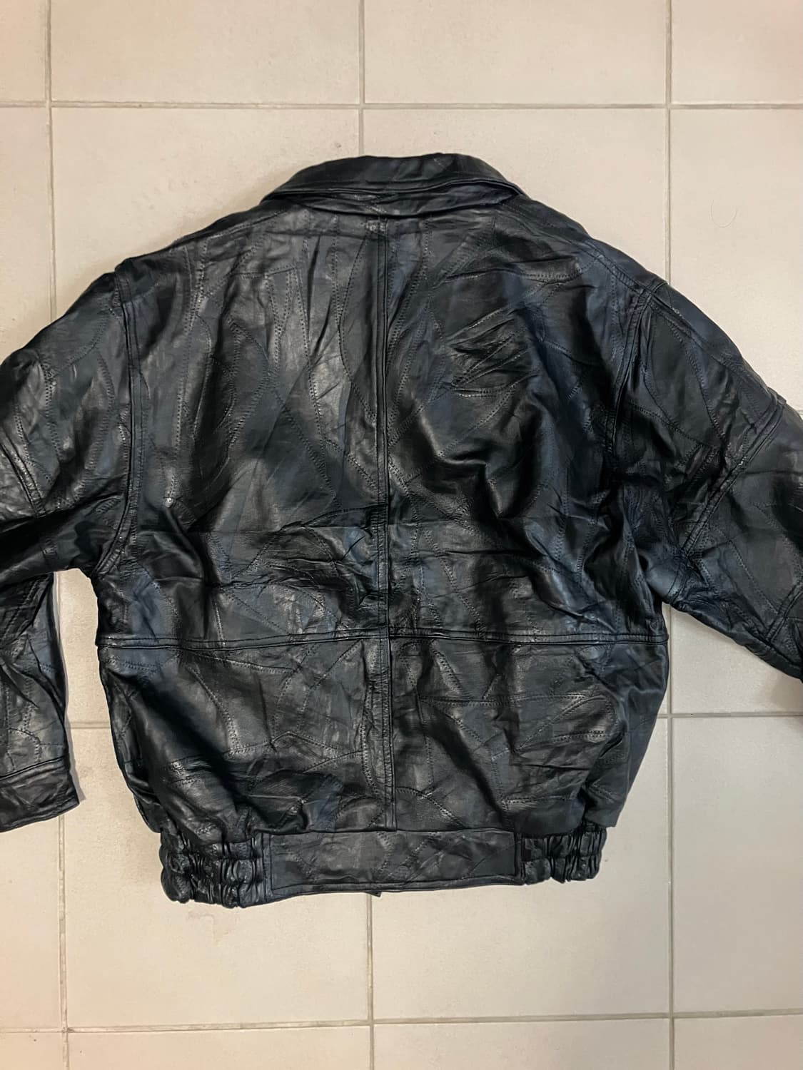  pierucci 봄버 가죽 자켓 상품이미지9