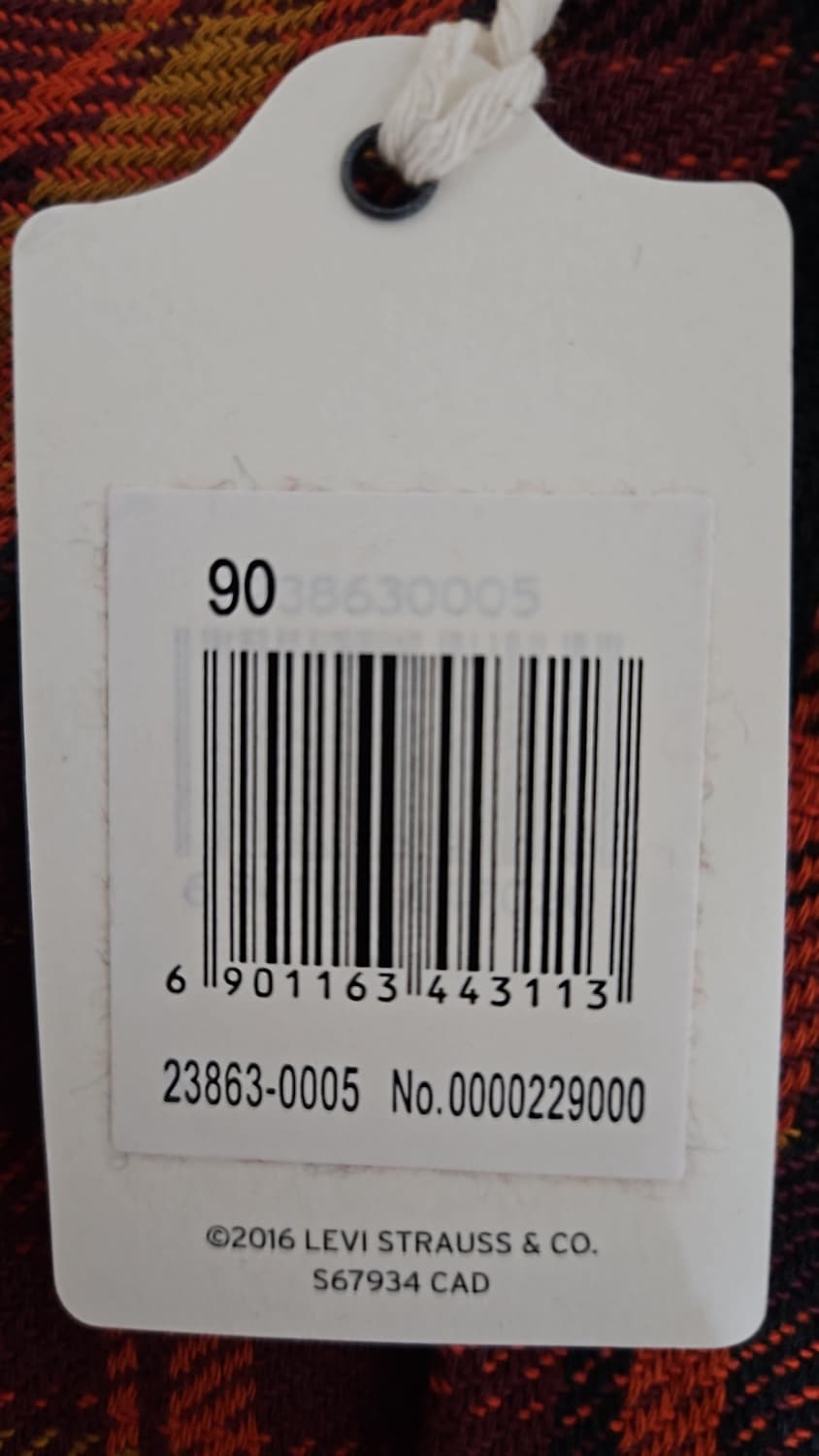 리바이스 LVC 1950's 숏혼 플란넬 셔츠 멀티 S 상품이미지5