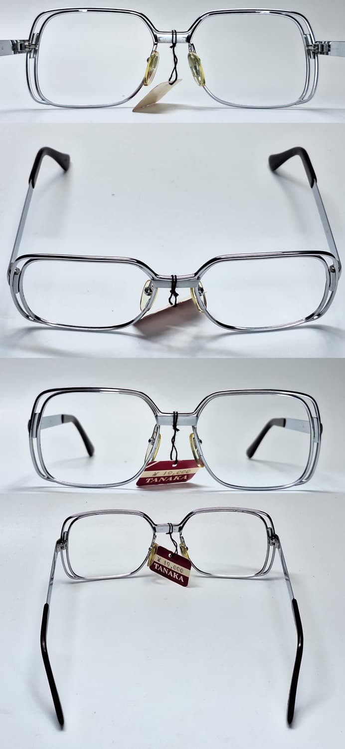 80s 프랑스제 빈티지 데드스톡/SPM 선플래티늄 HOYA 안경테 상품이미지4