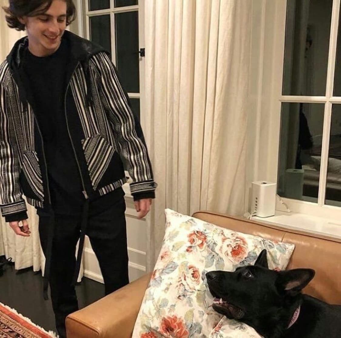 생로랑 자카드 후드 자켓 상품이미지1