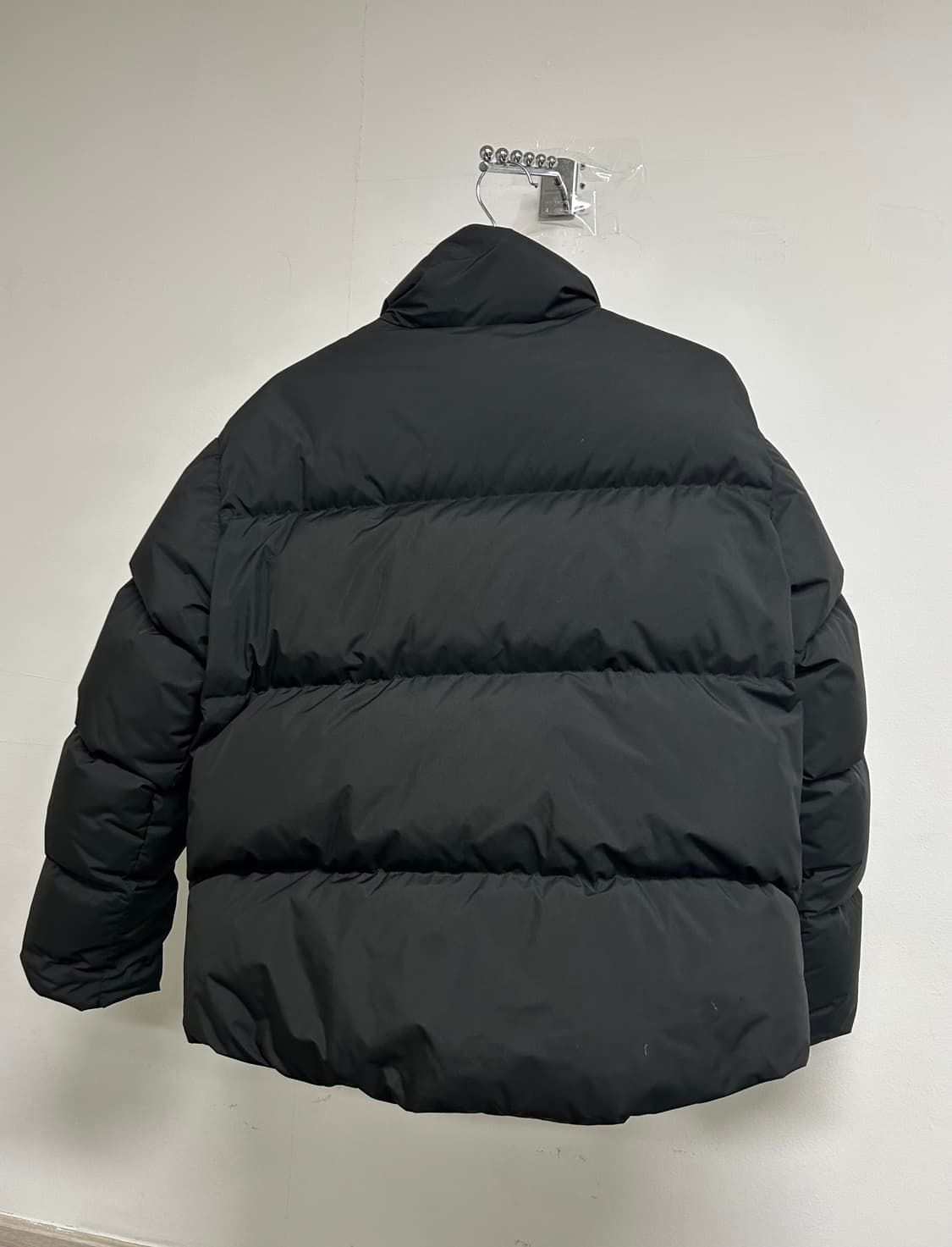 퓨어다 구스다운 숏패딩 블랙 상품이미지3