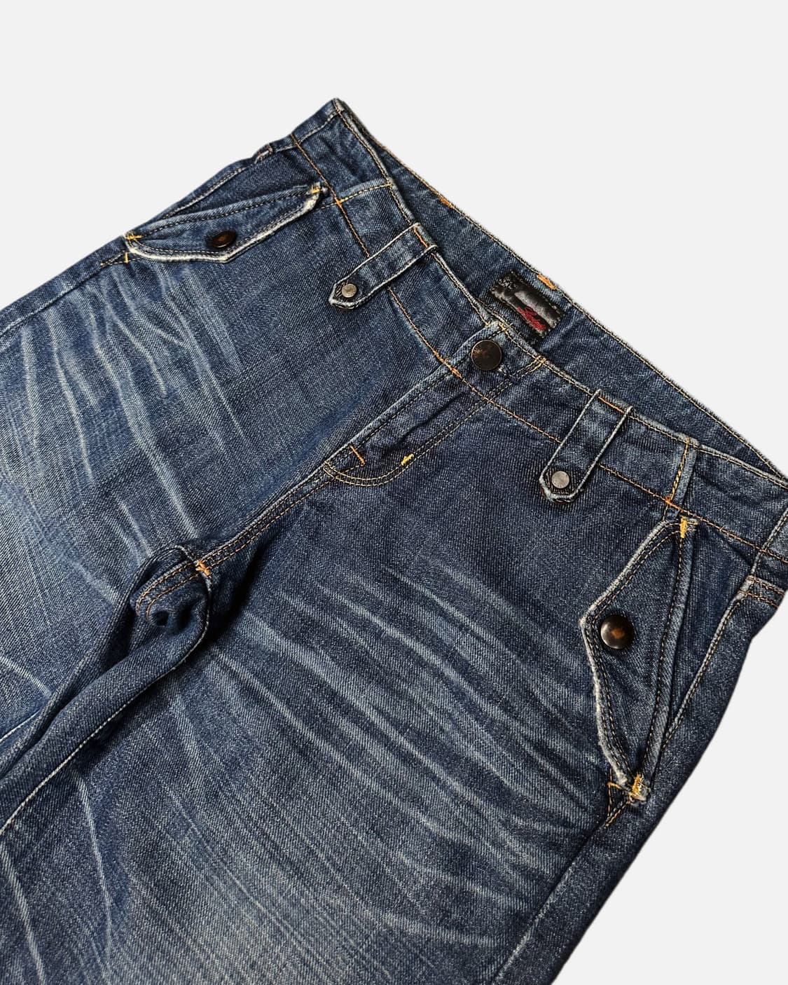 snap pocket denim shorts 상품이미지3