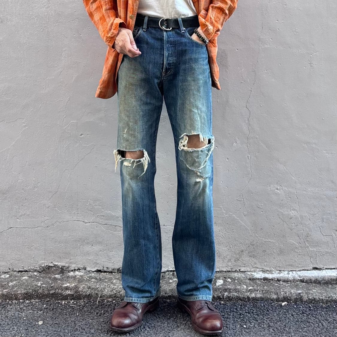 90년대 일본 리바이스 702-xx 빅e 셀비지 상품이미지2