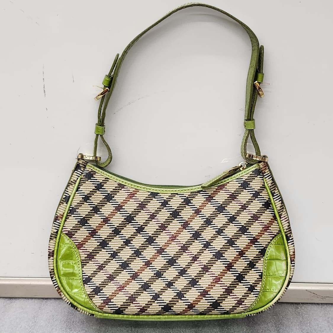 닥스 소형 숄더백 그린 25x15x6cm 상품이미지5