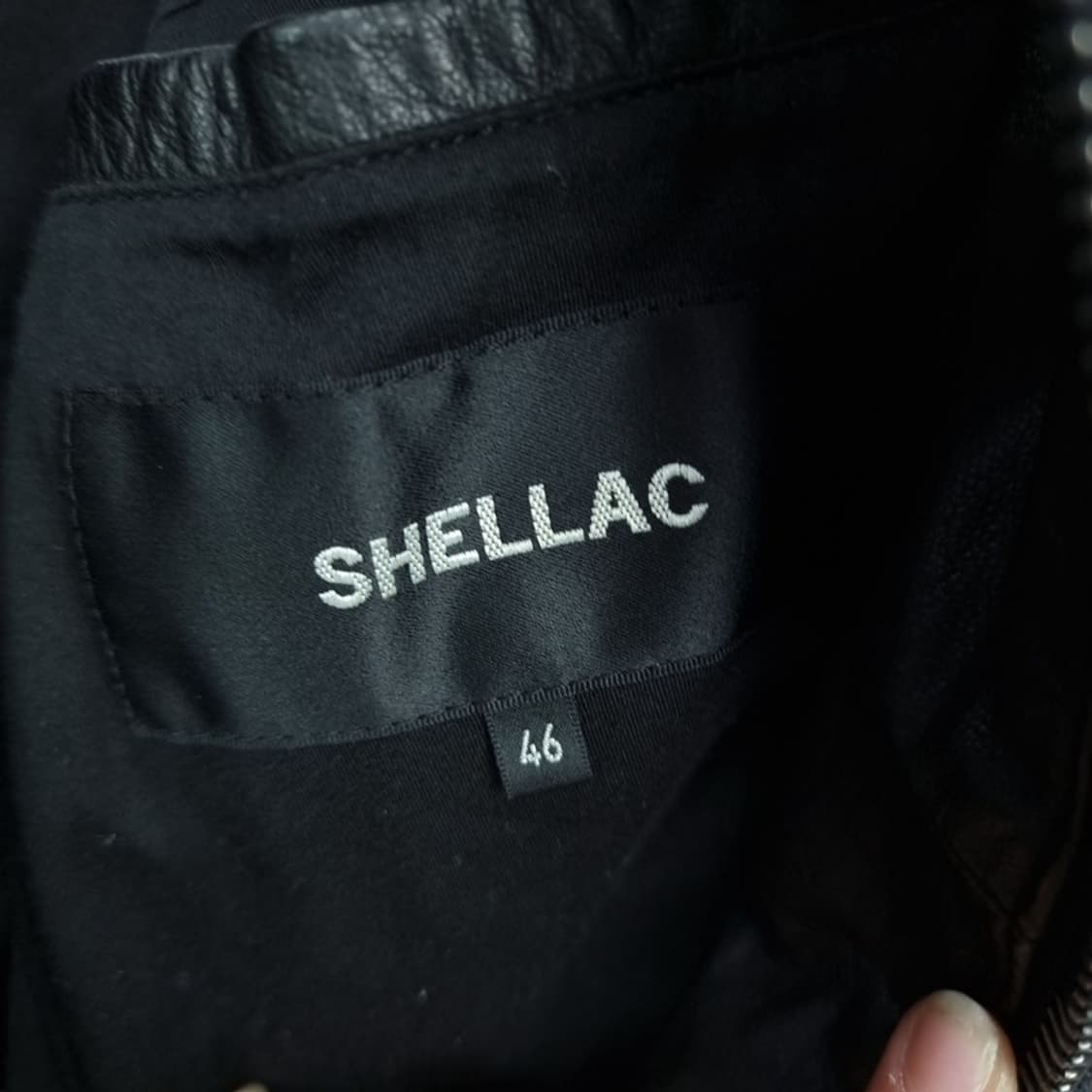 [셸락] 재팬 리얼 고트 스킨 슬림핏 고딕 가죽 자켓 블랙 M17844 상품이미지8