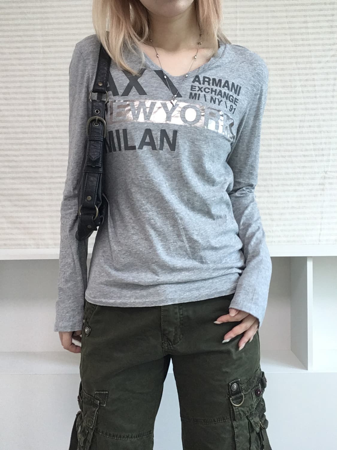 Armani exchange printing long sleeve 상품이미지6