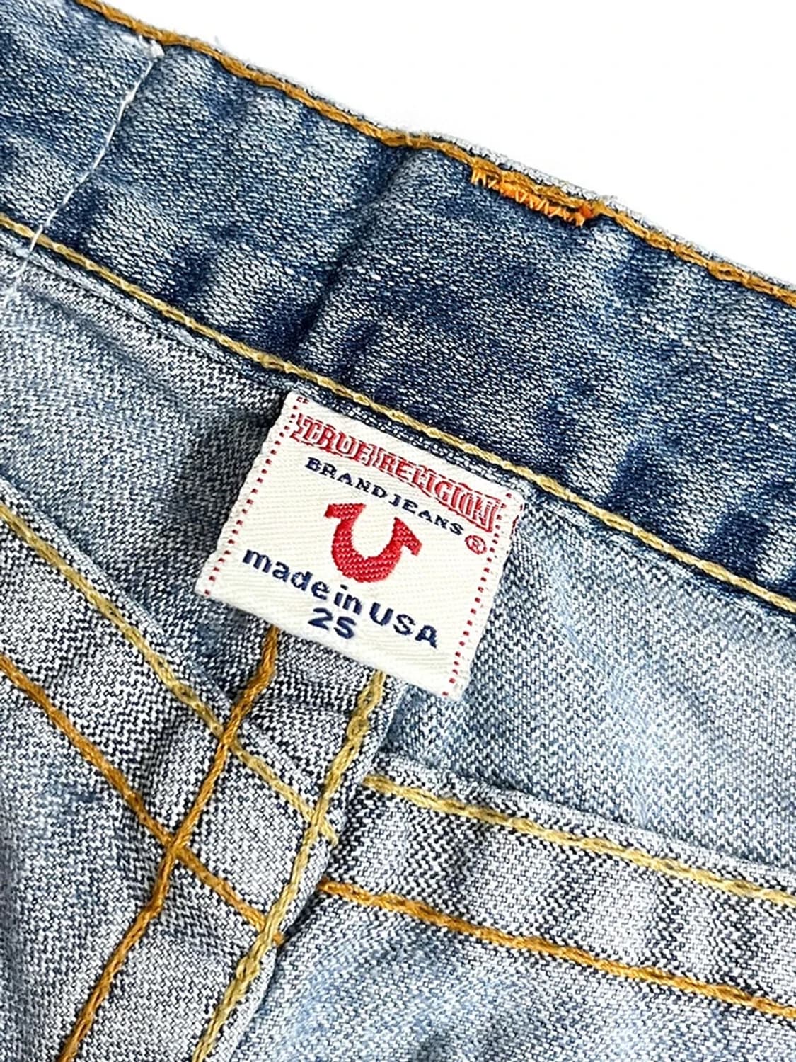 트루릴리젼 00s USA 패턴 부츠컷 데님 팬츠 PN3997 상품이미지7