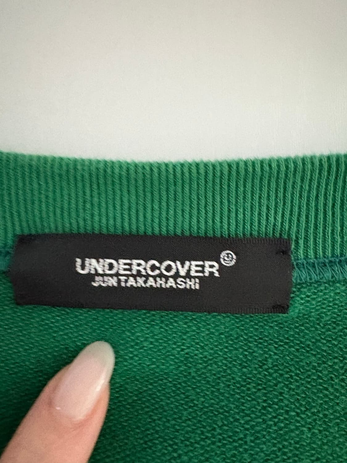 UNDERCOVER PSYWORLD 그린 맨투맨 언더커버:) 상품이미지7