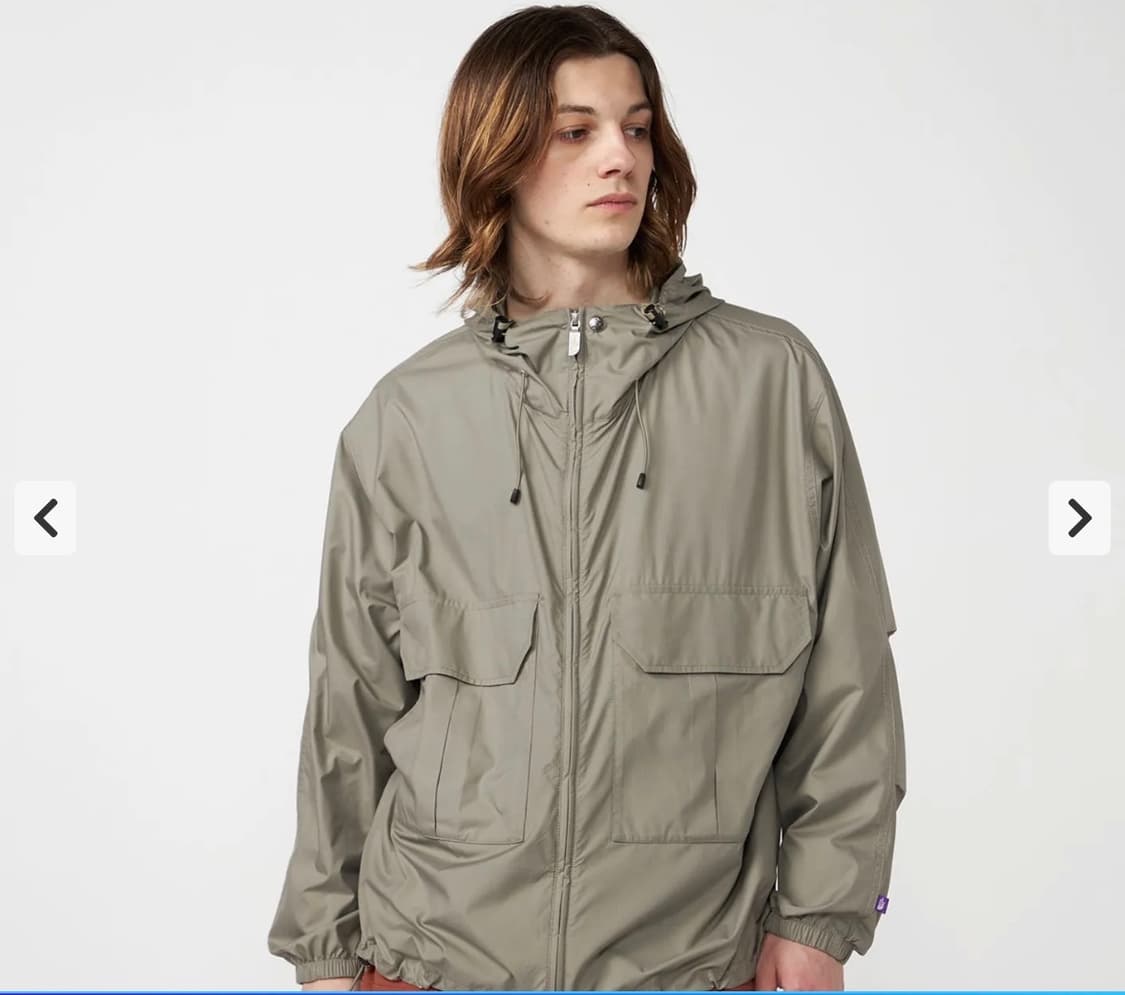 노스페이스 퍼플라벨 퍼텍스 퀀텀 마운틴 윈드 자켓 세이지그린 판매합니다. 상품이미지4