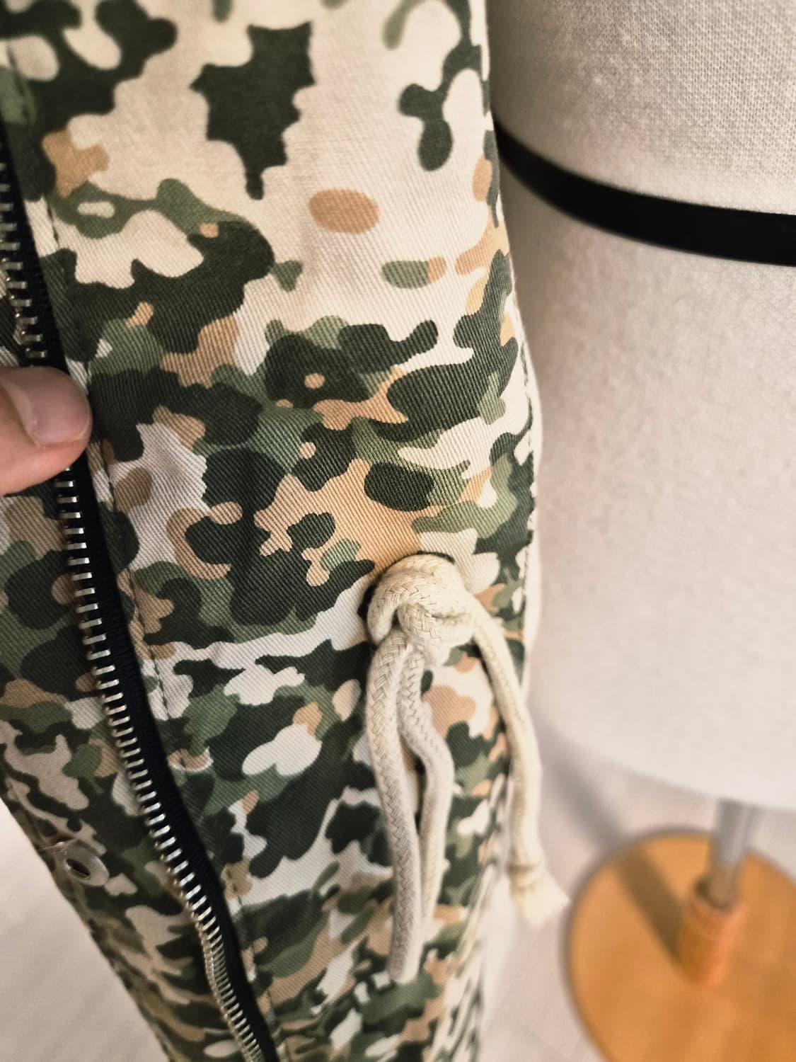 버커루 빈티지 밀리터리 카모 야상 자켓 (S사이즈) 상품이미지7