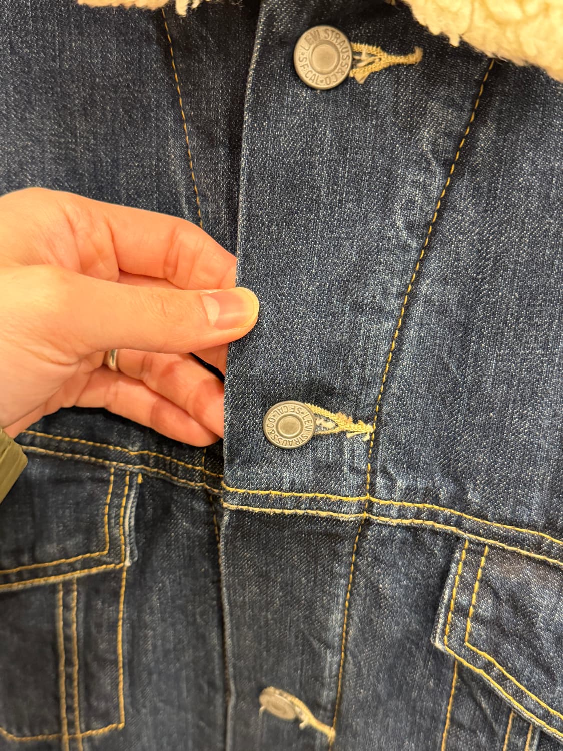 Levis 리바이스 쉐르파 데님 트러커 자켓 상품이미지3