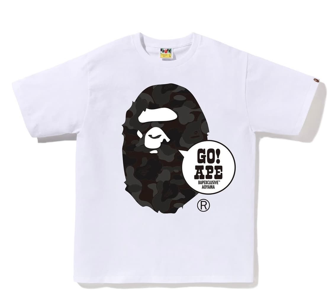 [L] 베이프 빅에이프 아오야마 화이트 상품이미지1