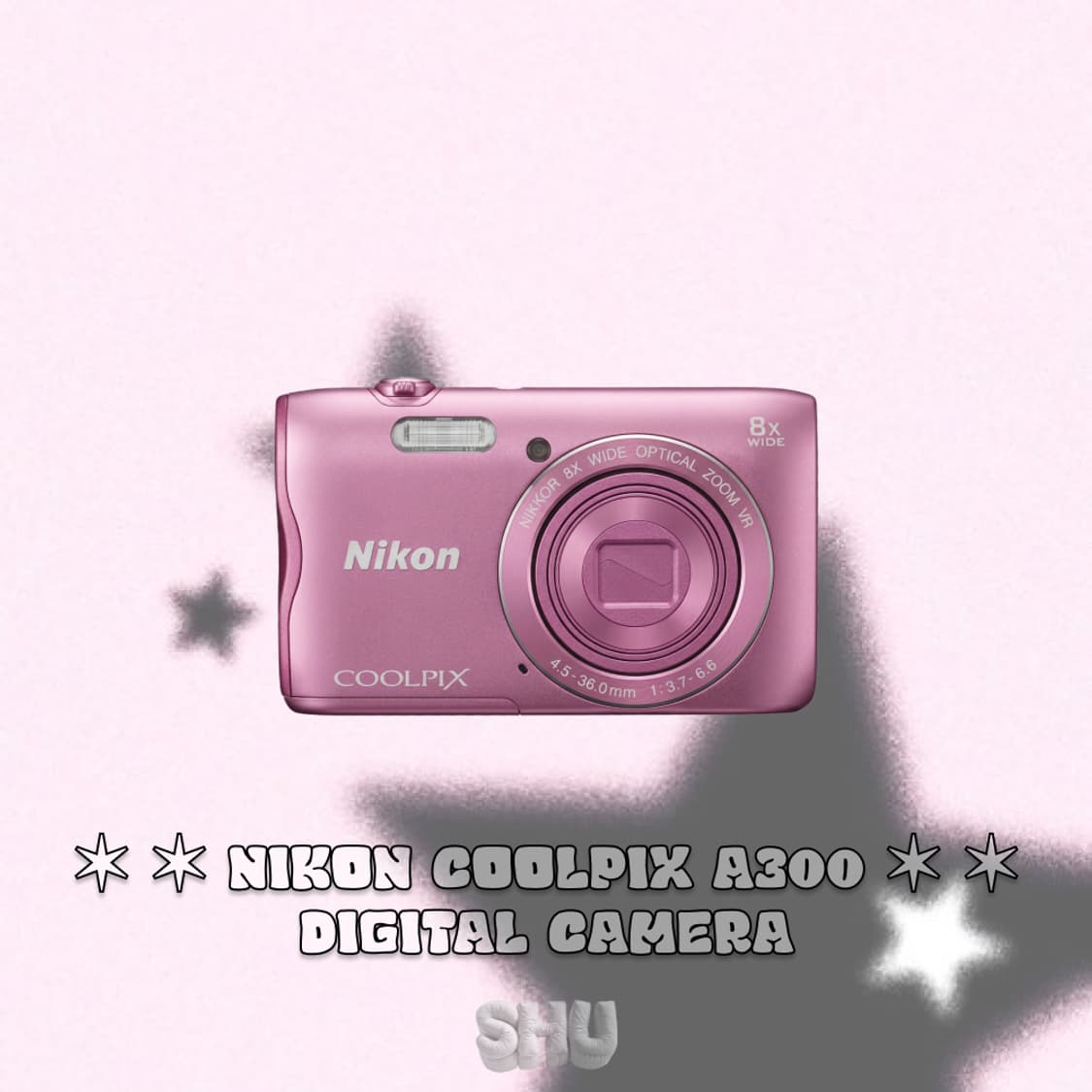 니콘 쿨픽스 A300 빈티지 디카 디지털카메라 핑크 상품이미지3