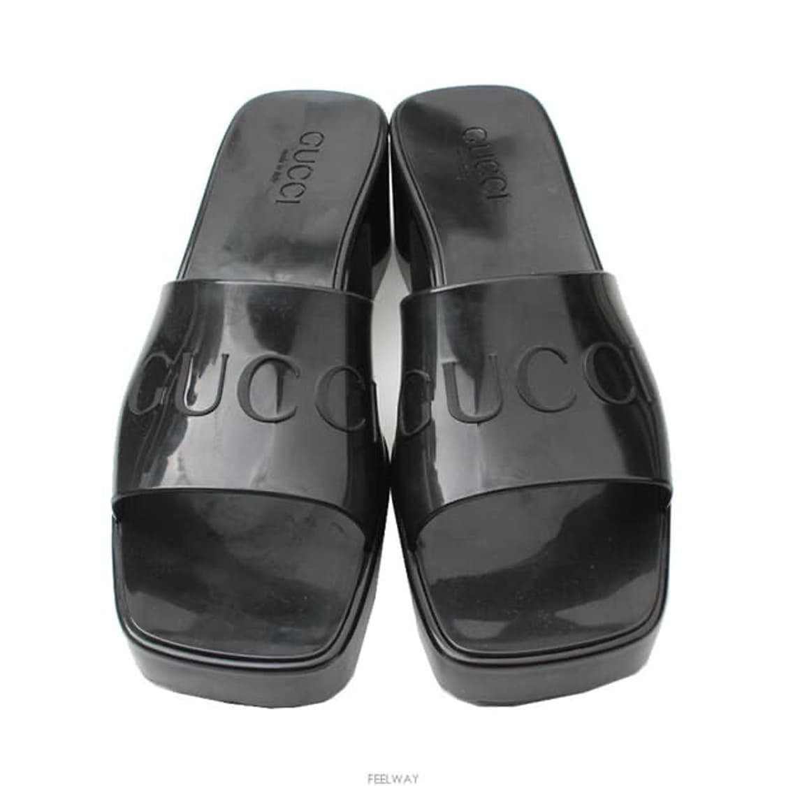 GUCCI 구찌 러버 슬라이드 여성 샌들 슬리퍼 39 (정품) 상품이미지1