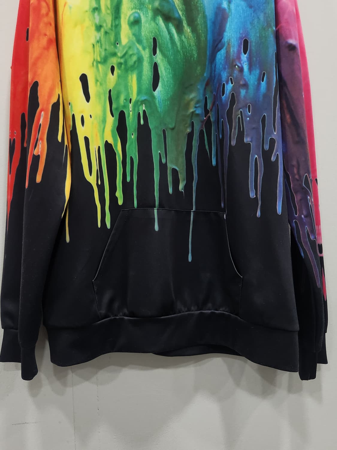 [105] 레인보우 드롭 페인팅 후드티 남성 100-105 상품이미지3