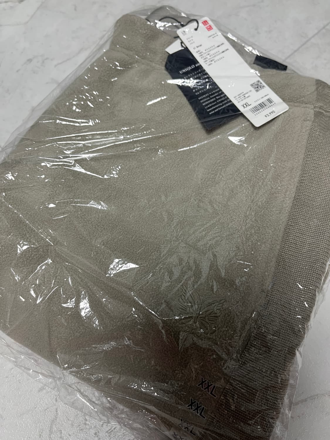 유니클로 x 니들스 플리스 와이드 팬츠 베이지 - JP 상품이미지4