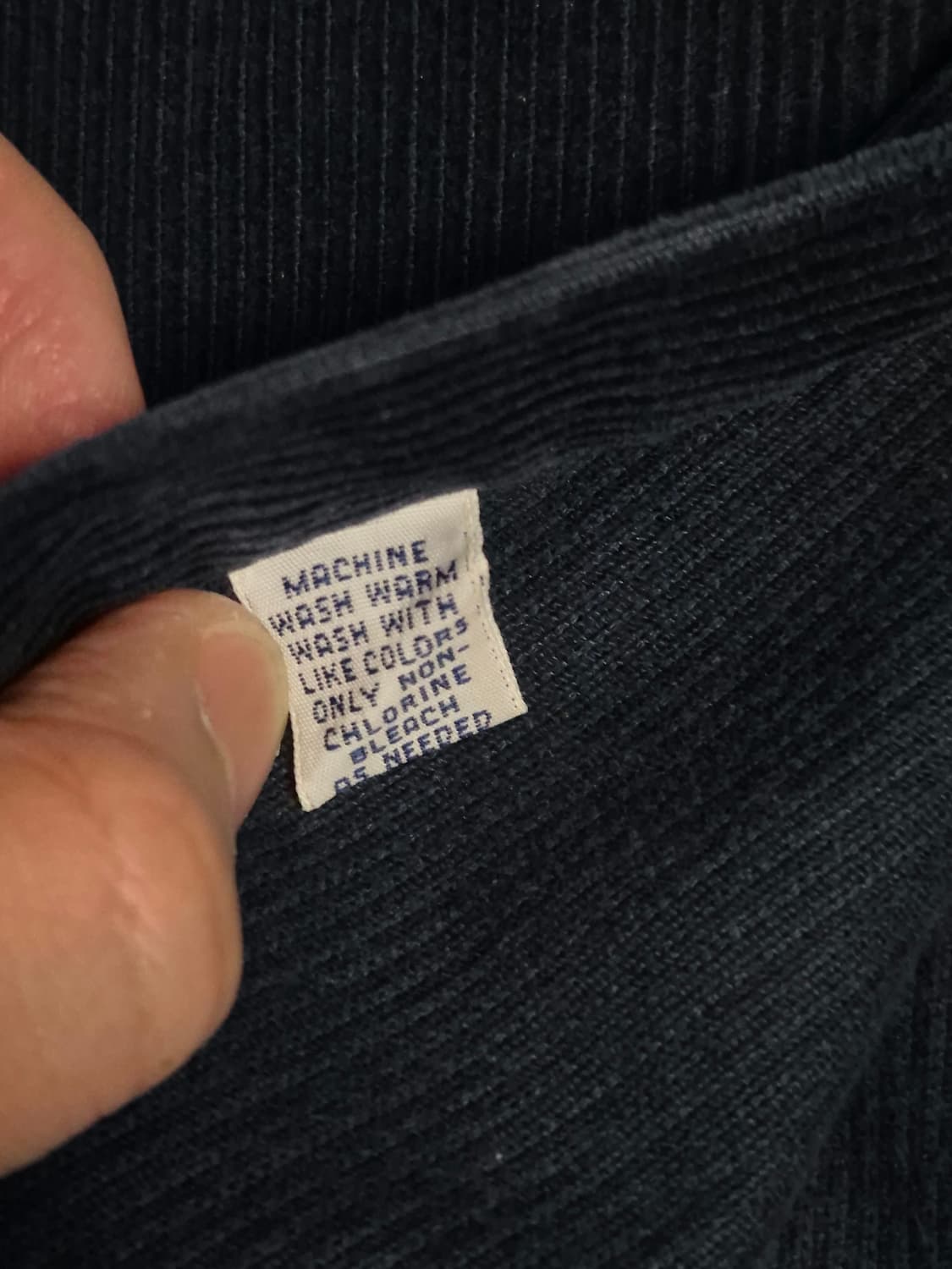 폴로랄프로렌 헤비 코듀로이 셔츠 네이비 L 상품이미지4