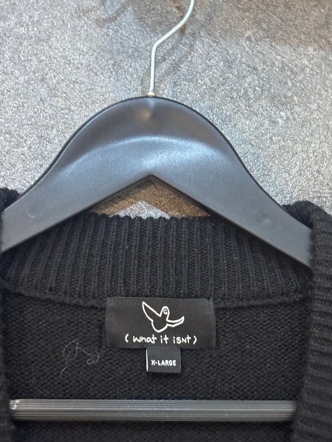 와릿이즌 가디건 블랙 XL사이즈 상품이미지5