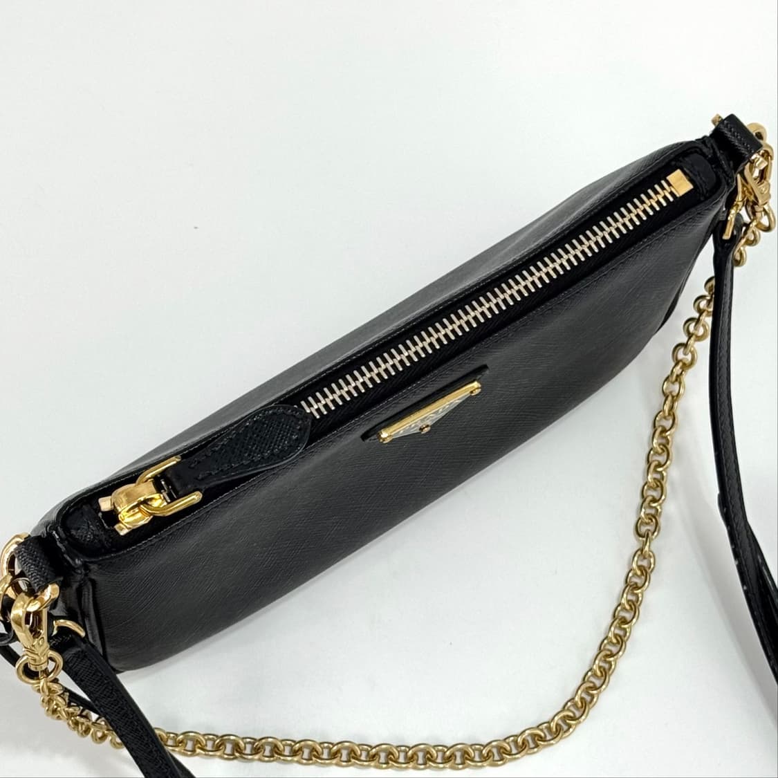 프라다 사피아노 체인 미니 숄더백 크로스백 블랙 (1BH171) 상품이미지9