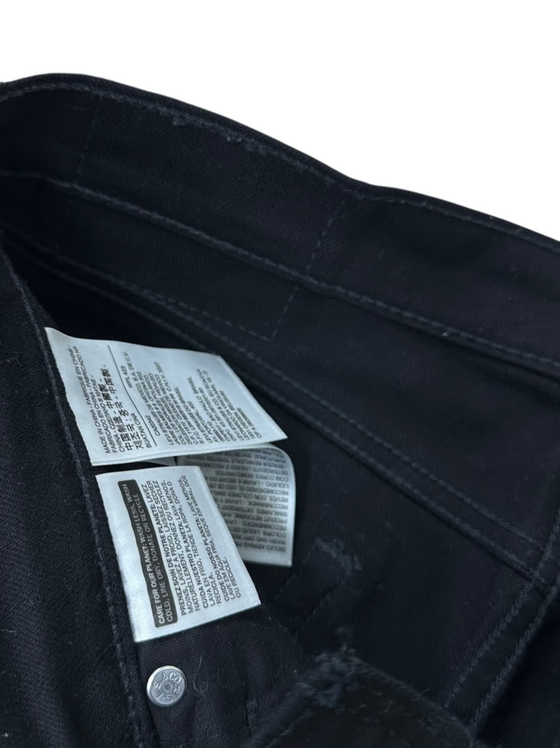 리바이스 블랙 데님팬츠 (32) 상품이미지7