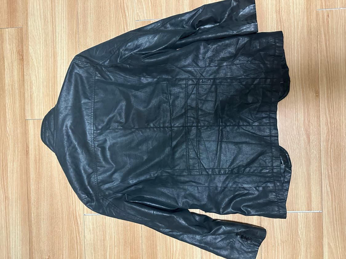 왁스 레더 자켓 상품이미지2