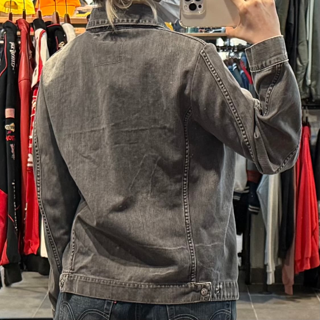 [NO.9] Levi’s 흑청 데님 자켓 상품이미지5