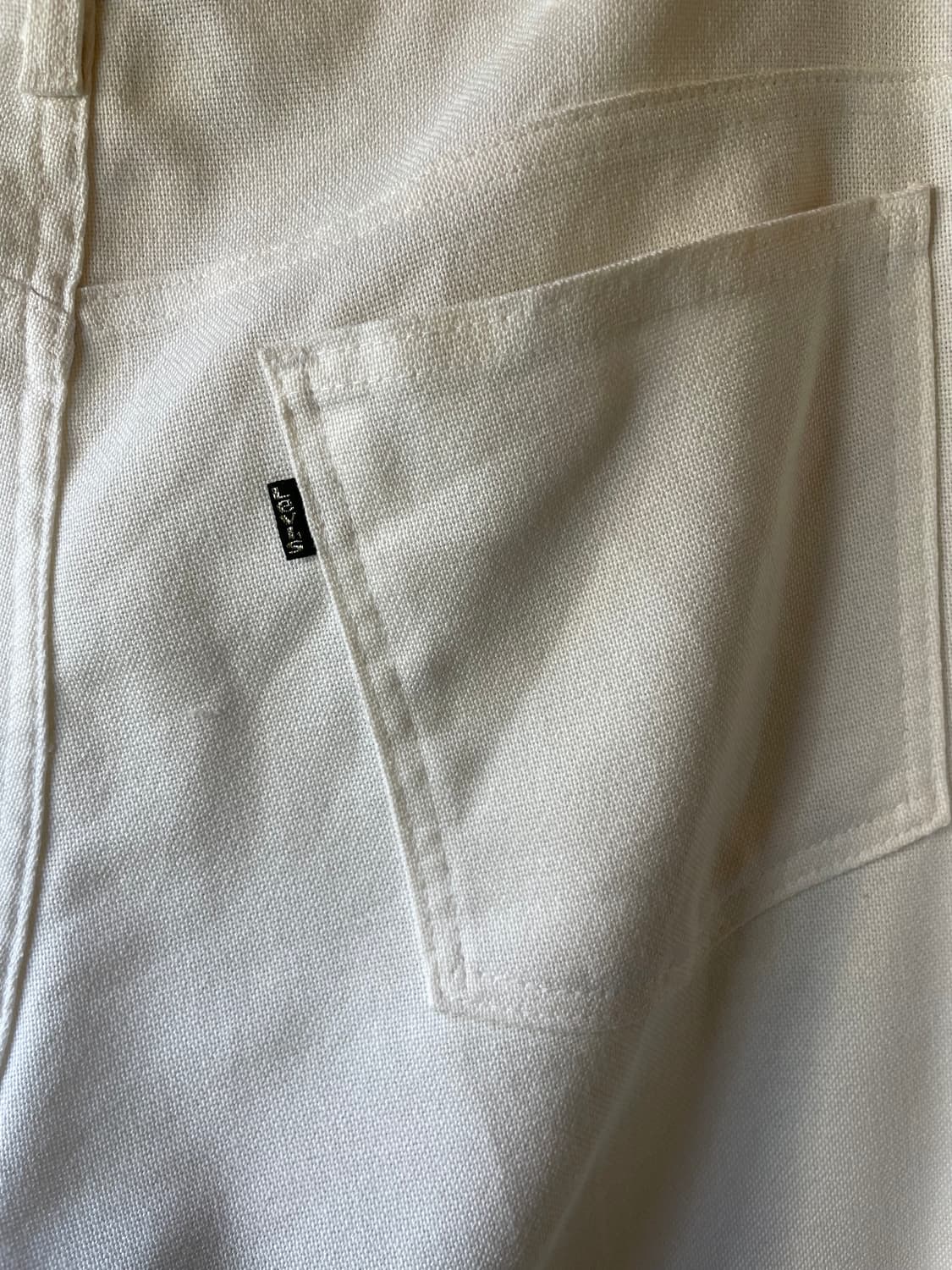 80s Levi’s STA-PREST White Bootcut Pants 상품이미지8